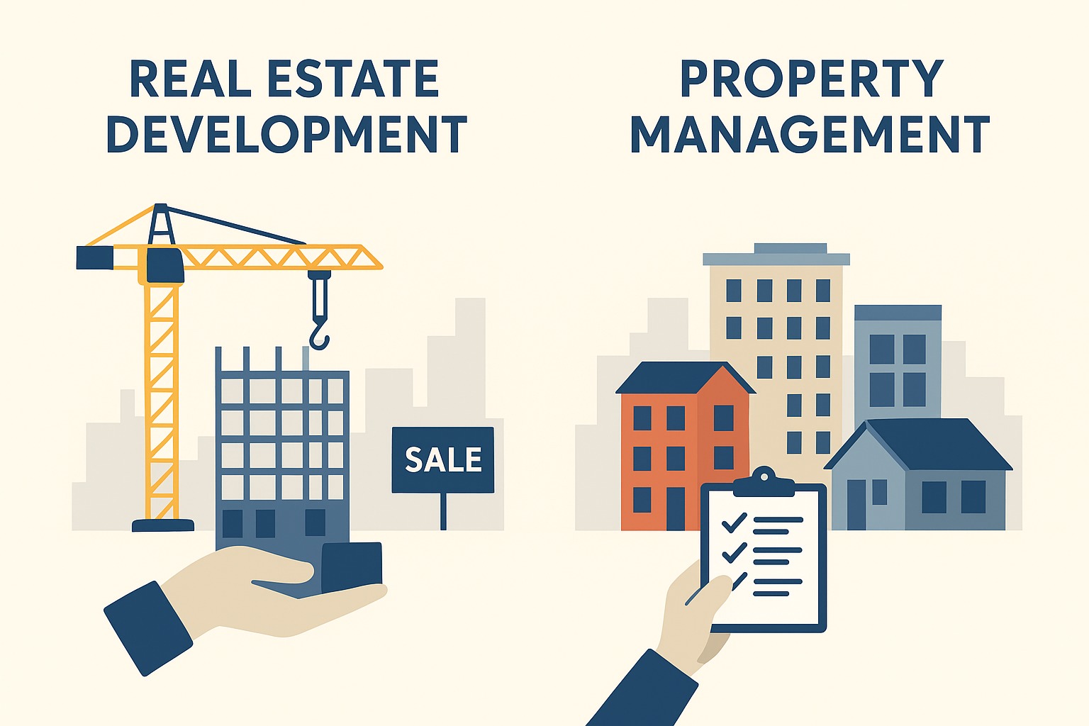 التطوير العقاري وإدارة الممتلكات